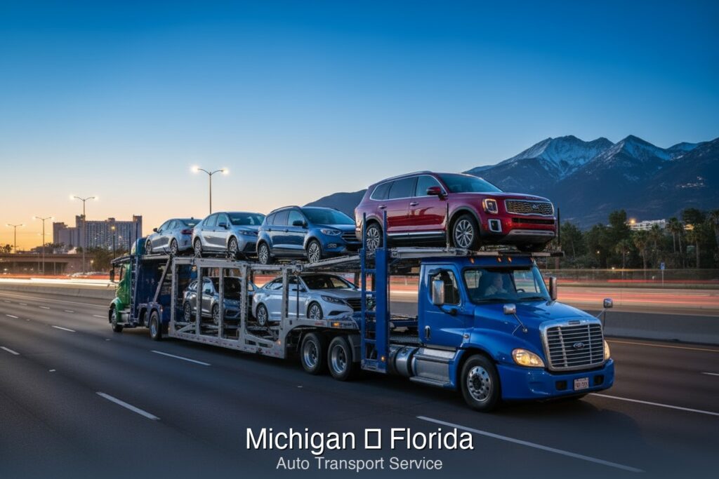 Ship car from Michigan to Florida - SpeedyWay Auto Transport
