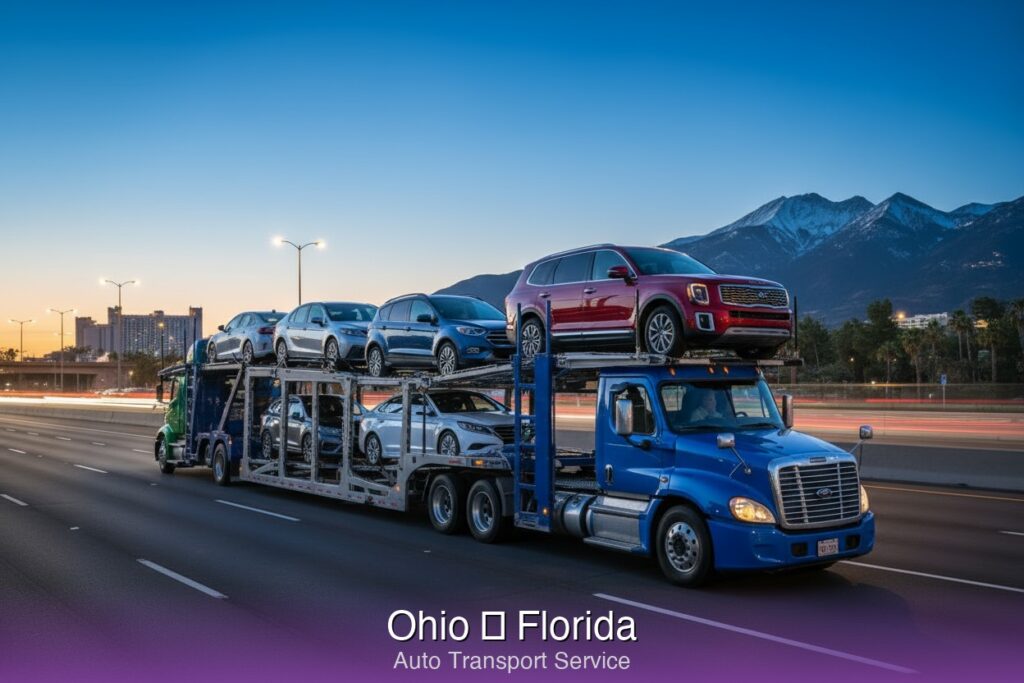 Ship car from Ohio to Florida - SpeedyWay Auto Transport