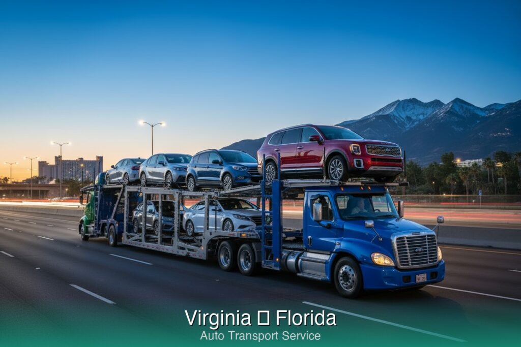 Ship car from Virginia to Florida - SpeedyWay Auto Transport