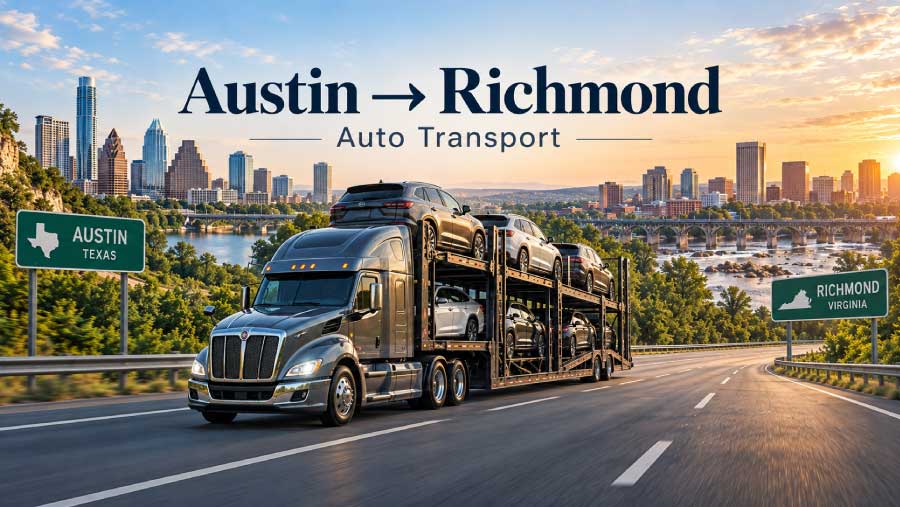 Austin to Richmond auto transport